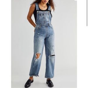 Free People Jean Overalls